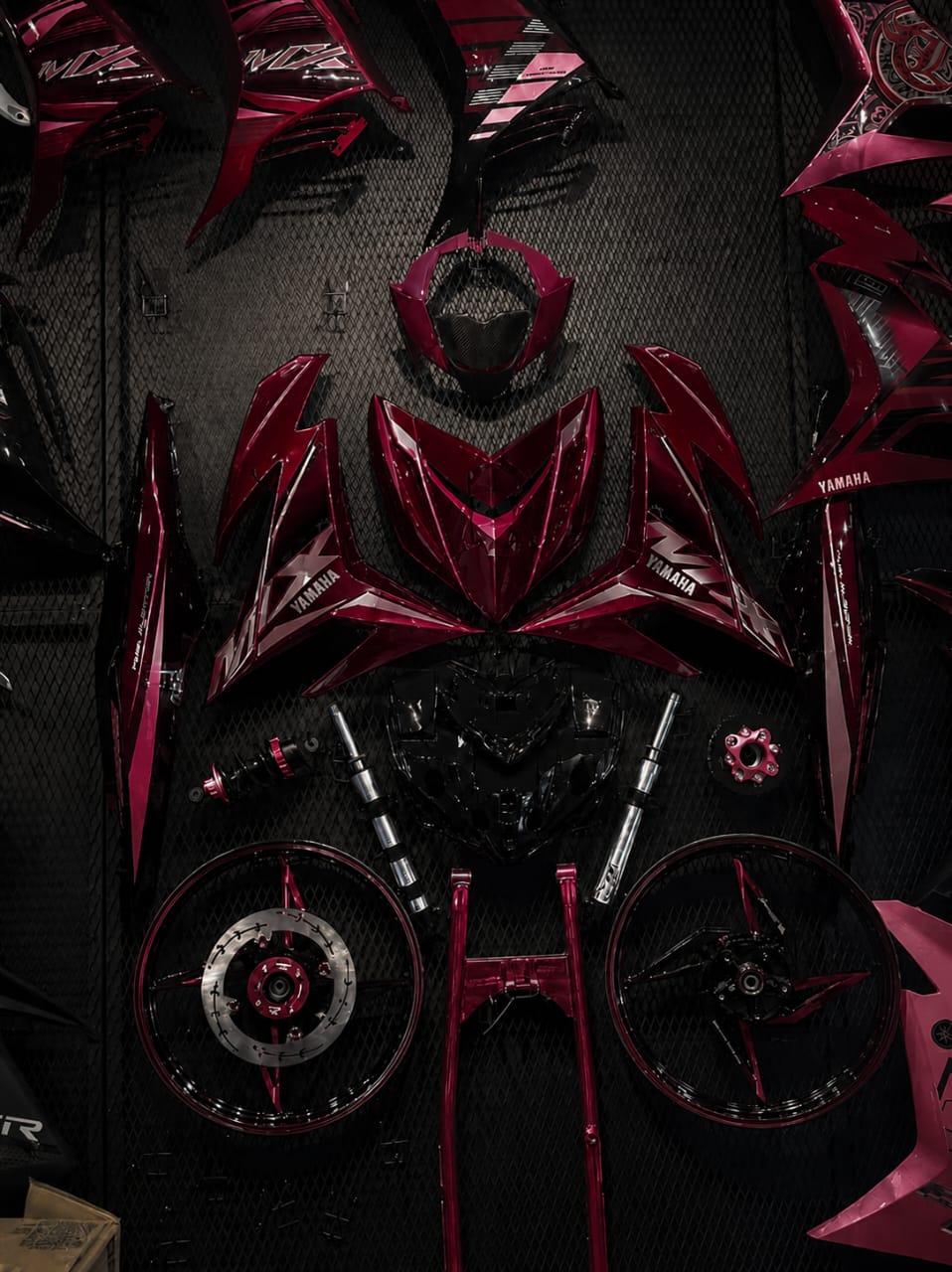 COMBO COVERSET Y15MERAH MAROON