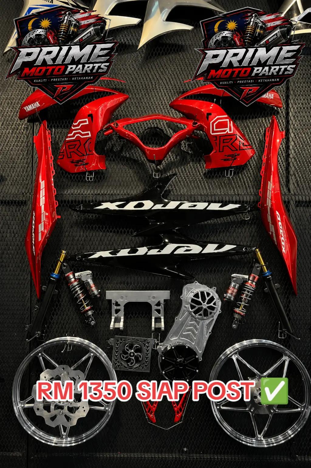 COMBO NVX V1-2-3 CUSTOM SET MERAH AREOX🔥🚀