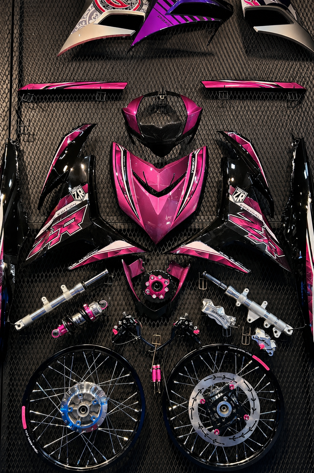 COMBO Y15ZR V2 CUSTOM SET PINK🩷
